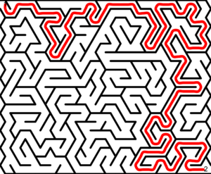 Geometric Mazes - Triangle Solution