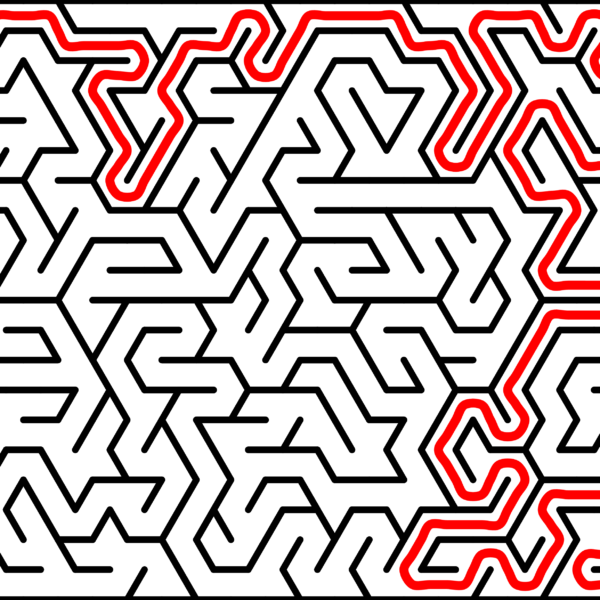Geometric Mazes - Triangle Solution