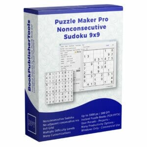 Nonconsecutive Sudoku 9x9 Software Box