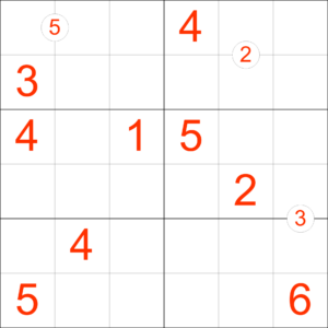 Sudoku 6x6 Difference Example