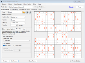 Sudoku 9x9 Samurai Consecutive Screenshot
