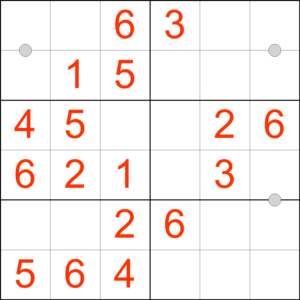 Sudoku 6x6 Consecutive Example