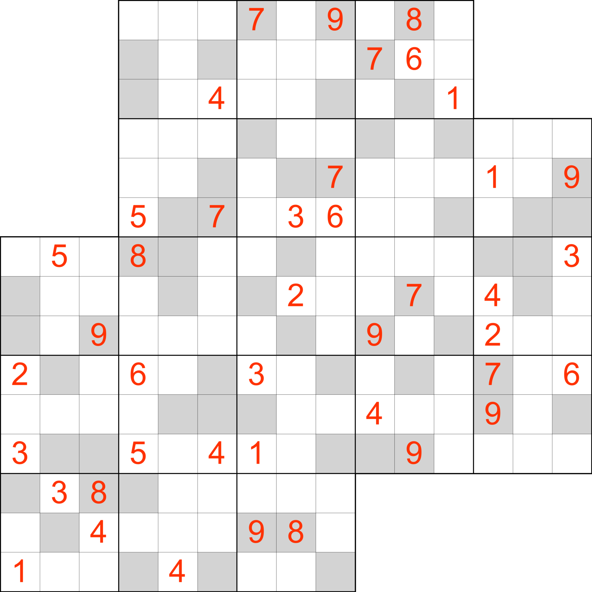 Sudoku Gattai Threshold Example