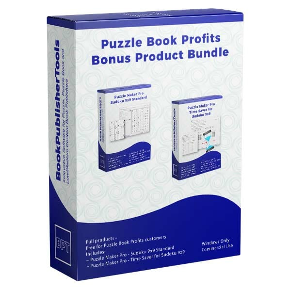 Puzzle Book Profits - Bonus Product Bundle Software Box