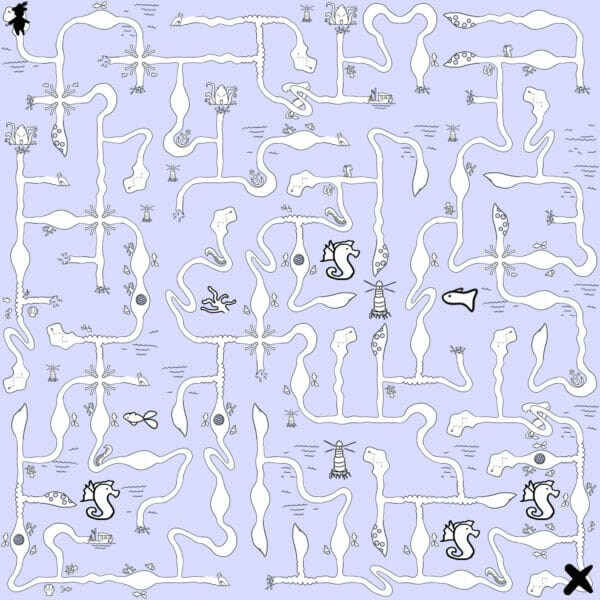 Marine Tile Set Blue 1 15x15