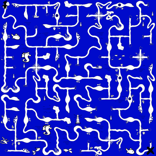 Marine Tile Set Blue 2 15x15