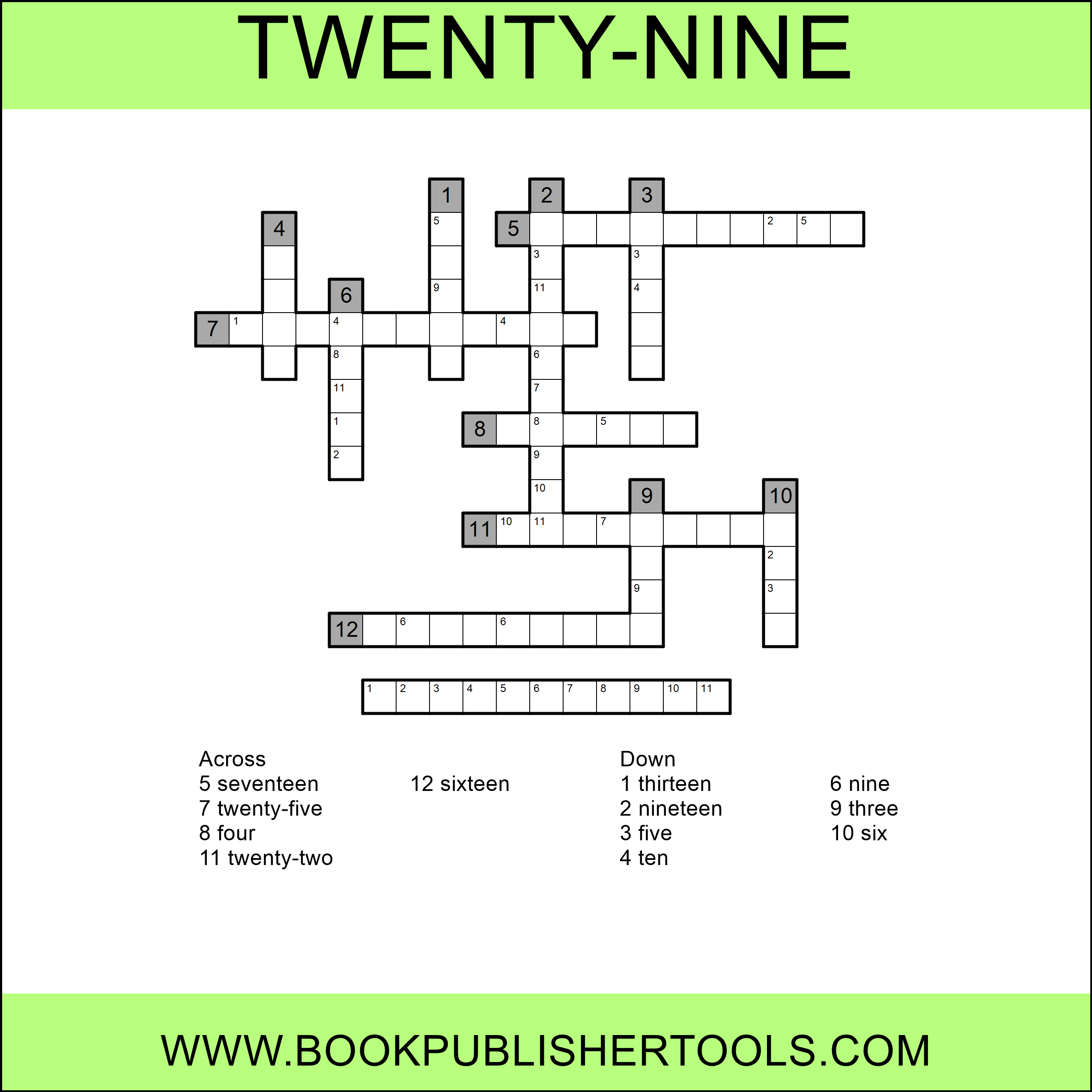 Puzzle Maker Pro - Secret Word Criss Cross - Image 10