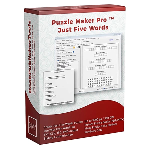 Puzzle Maker Pro - Just Five Words