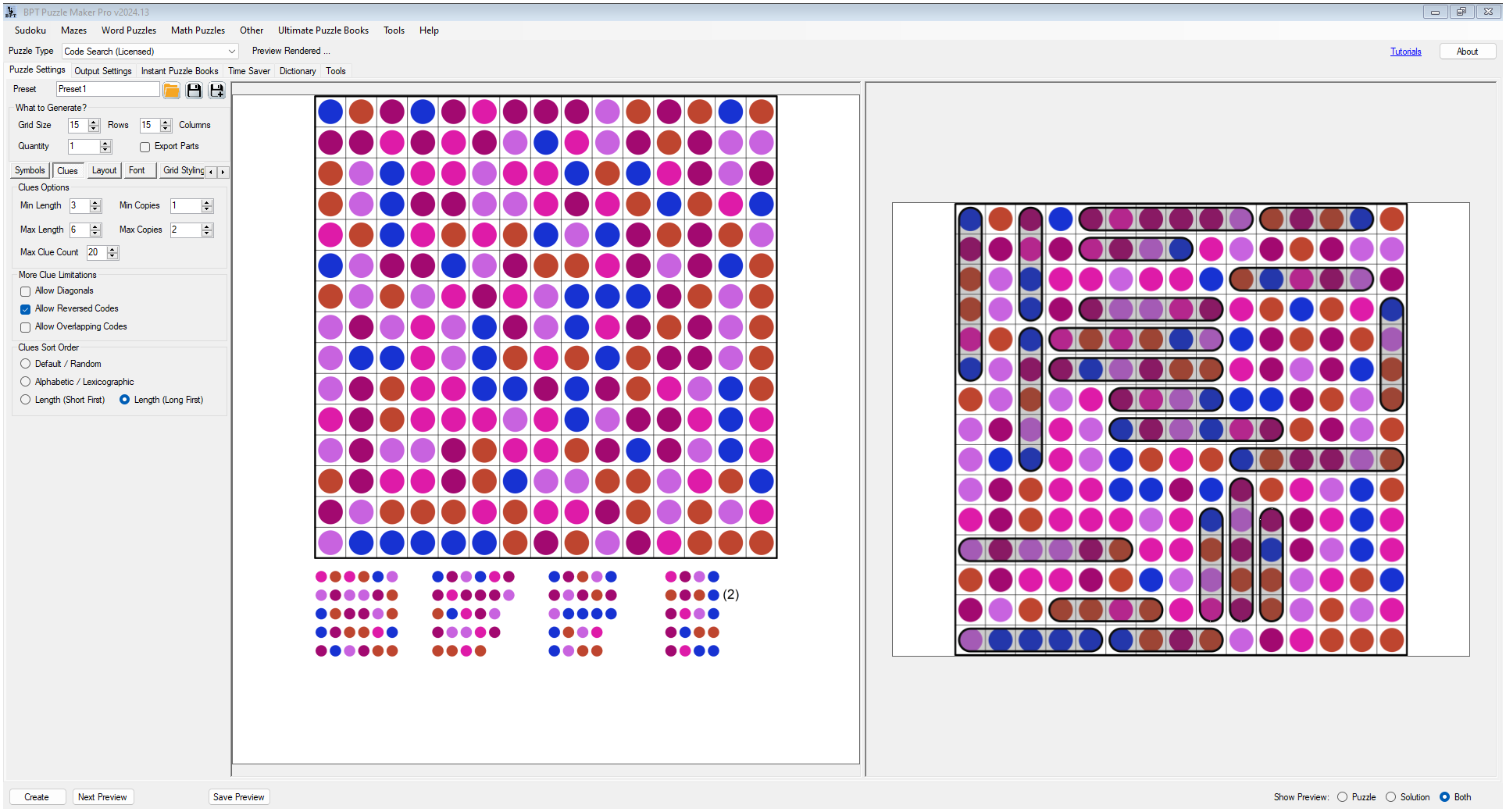 Puzzle Maker Pro - Color Code Search - Image 8