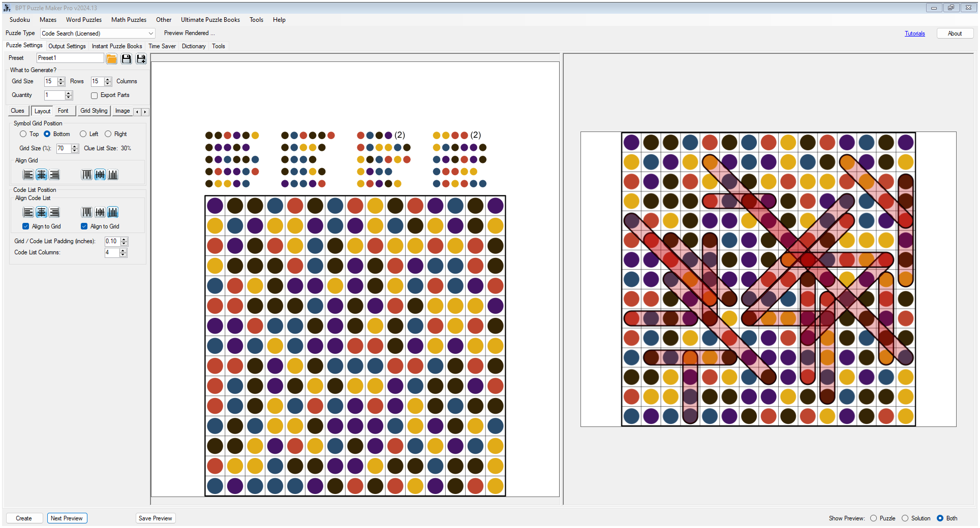Puzzle Maker Pro - Color Code Search - Image 7