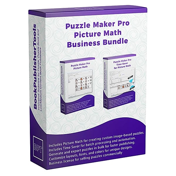 Puzzle Maker Pro - Picture Math Business Bundle