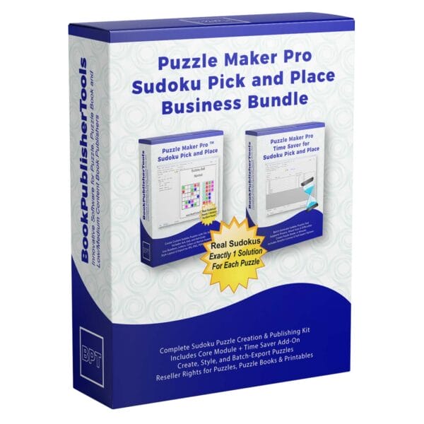 Puzzle Maker Pro - Sudoku Pick and Place Business Bundle