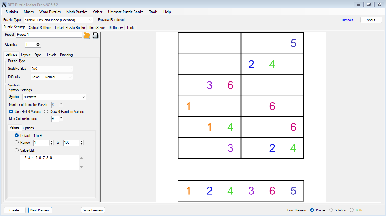 Puzzle Maker Pro - Sudoku Pick and Place Business Bundle - Image 16