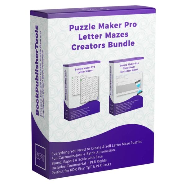 Puzzle Maker Pro - Letter Mazes Creators Bundle
