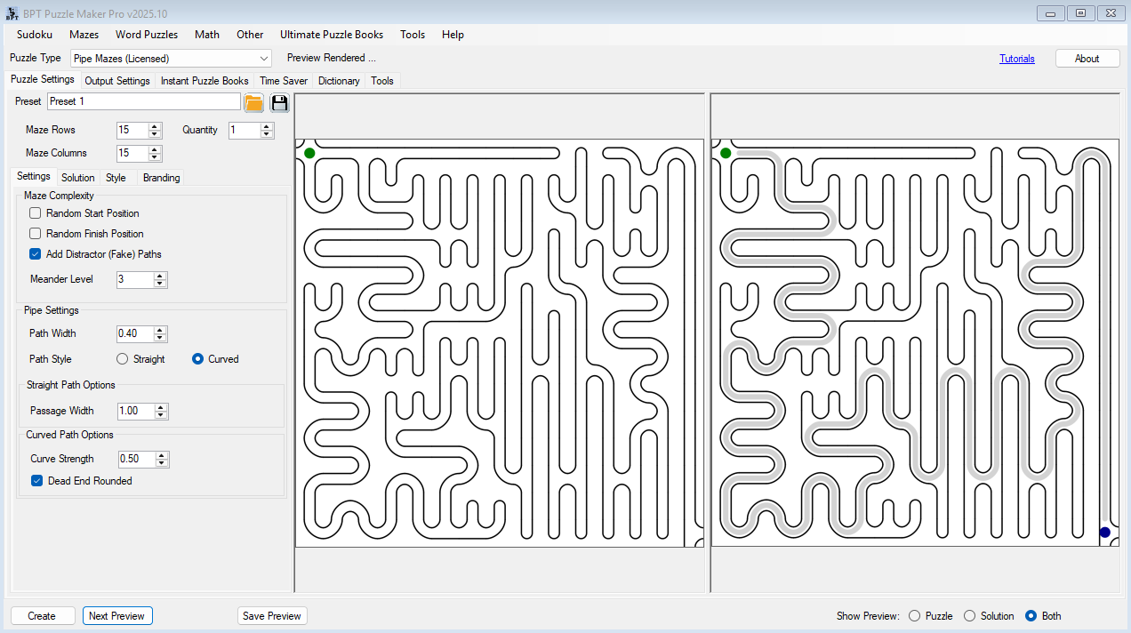 Puzzle Maker Pro - Pipe Mazes - Image 3