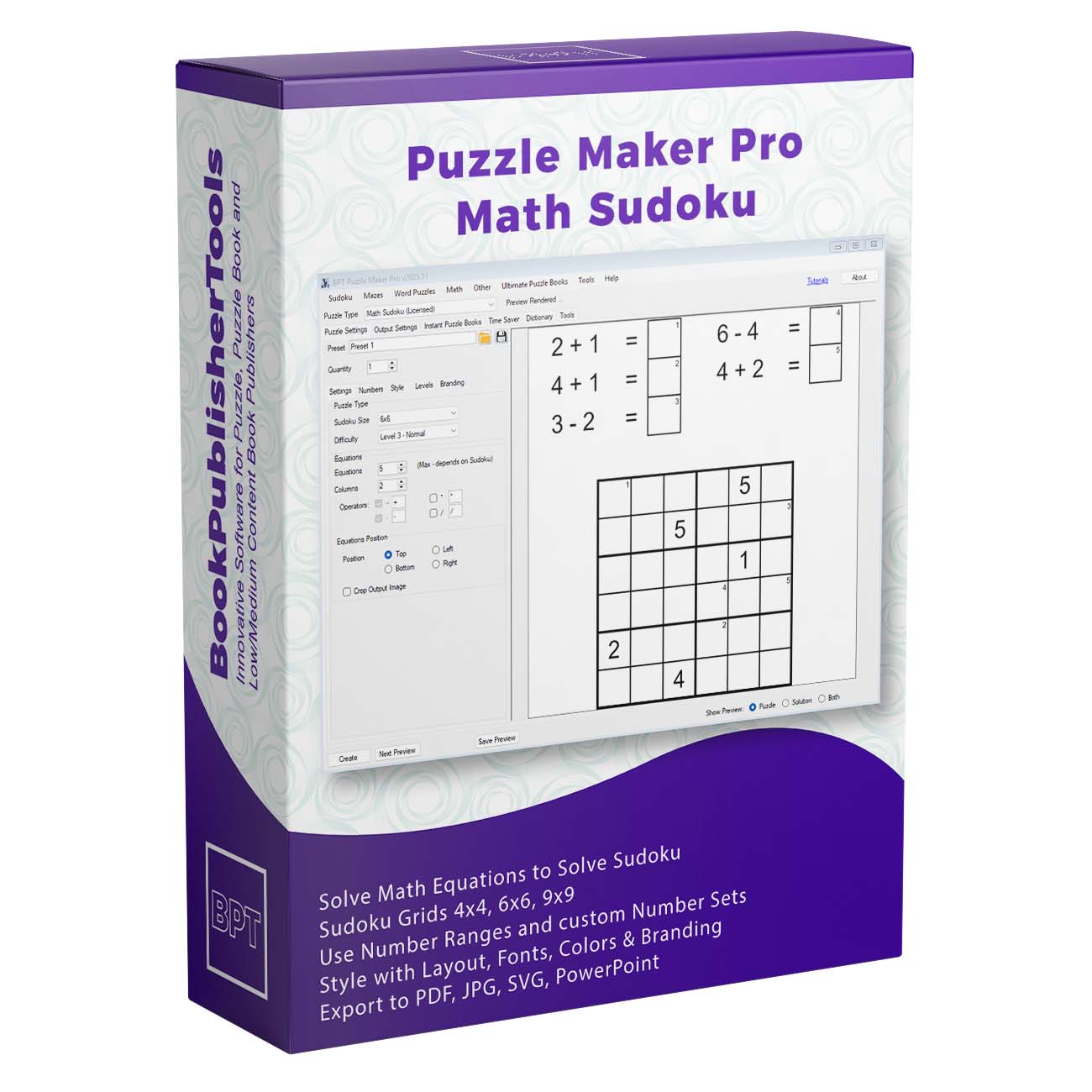 Puzzle Maker Pro - Math Sudoku