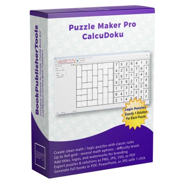 Puzzle Maker Pro - CalcuDoku