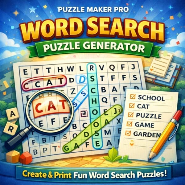 Word Search Puzzle Generators