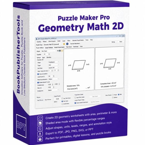 Puzzle Maker Pro - Geometry Math 2D