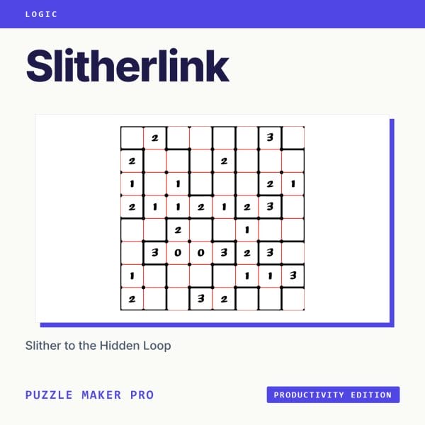 Puzzle Maker Pro - Slitherlink