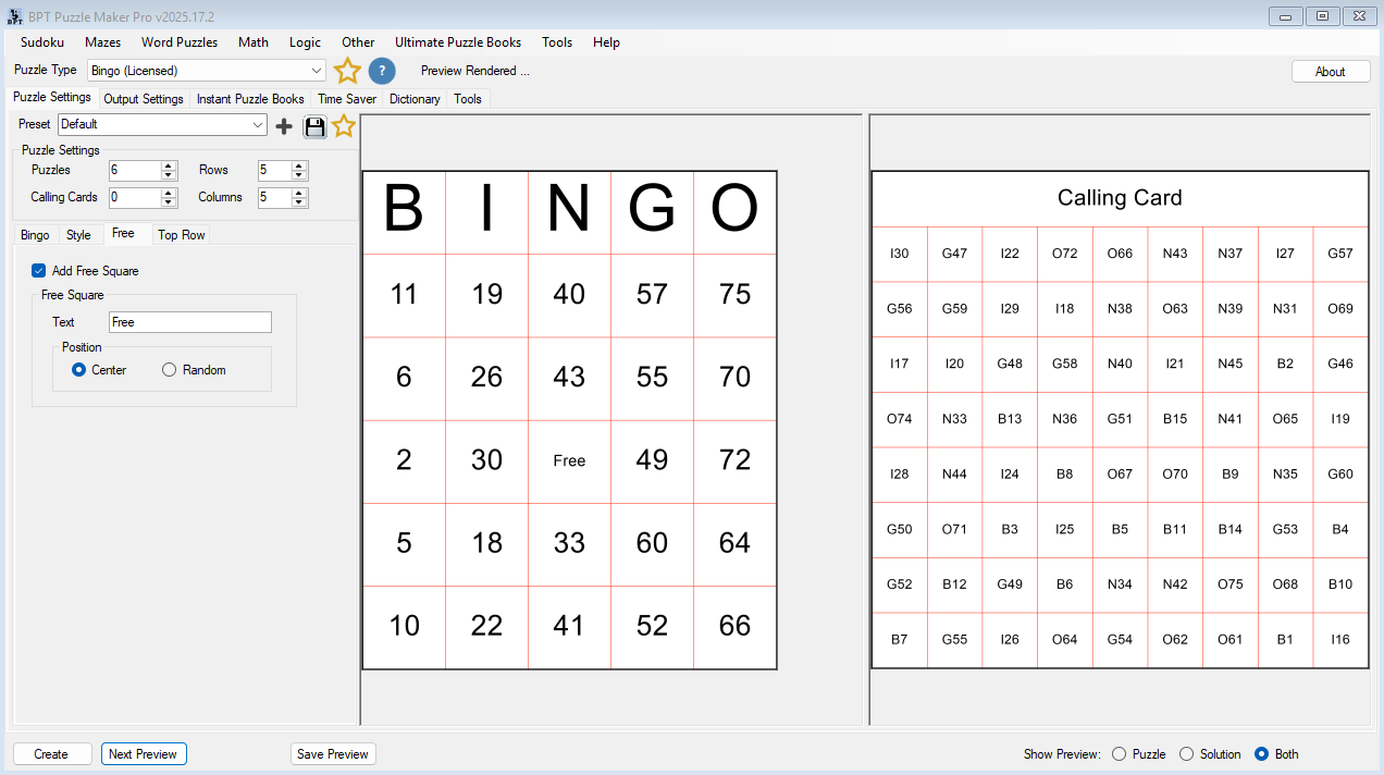 Puzzle Maker Pro - Bingo - Image 5