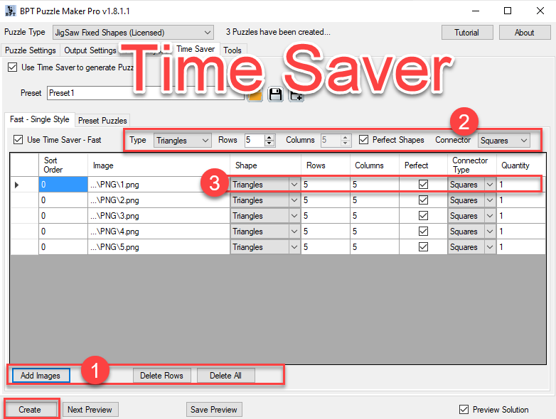 Jigsaw Time Saver Fast Mode Screenshot