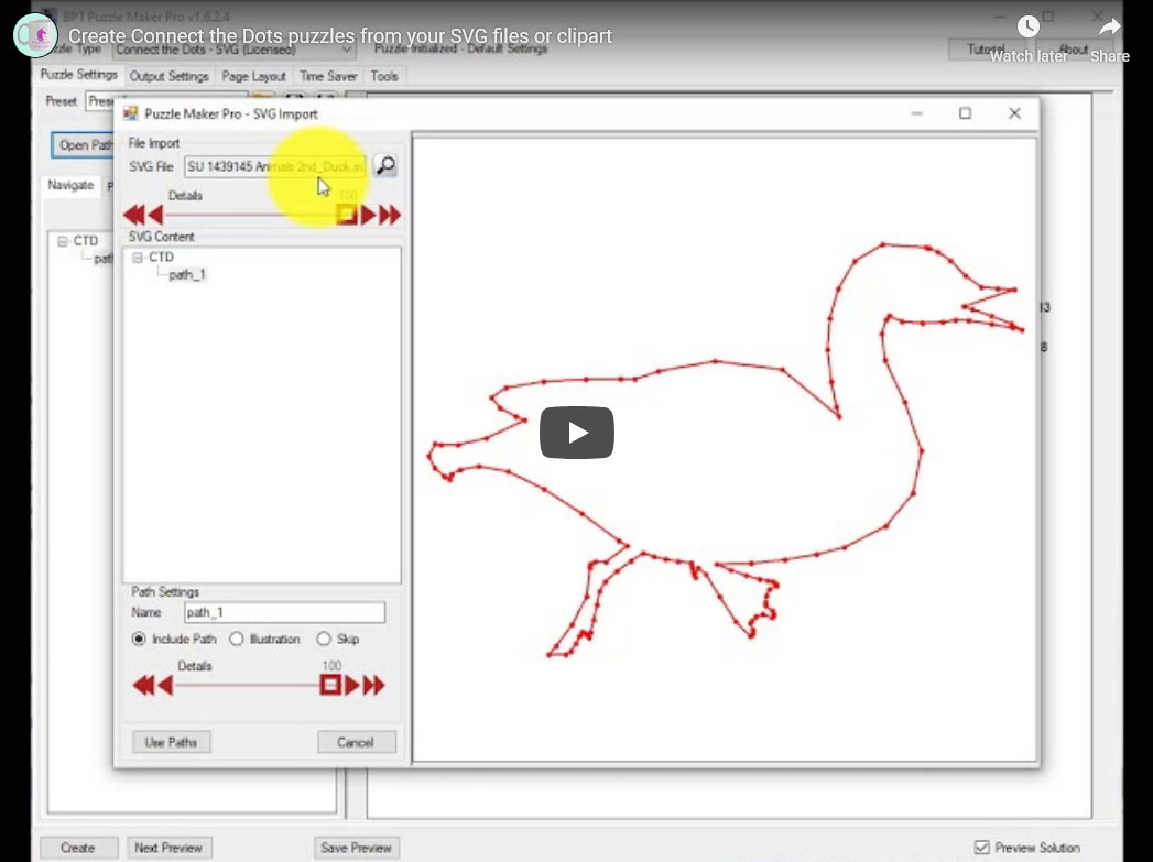Connect the Dots SVG Edition - Create Puzzle Maker Pro