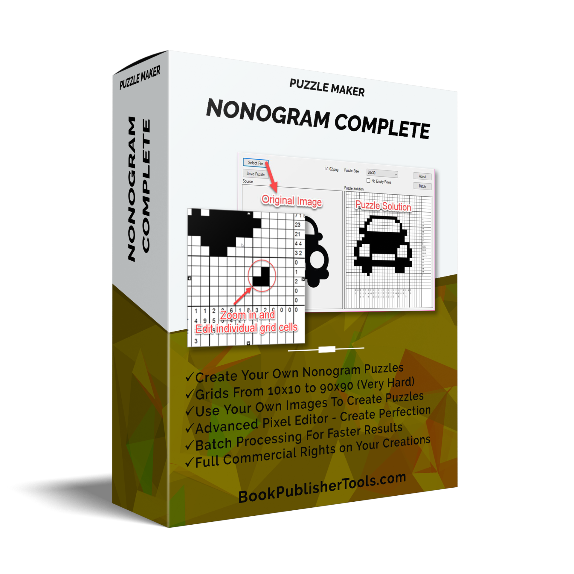 Puzzle Maker Nonogram Complete BookPublisherTools