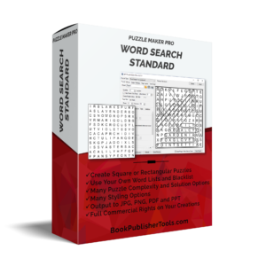 Puzzle Maker Pro Word Search Standard software box