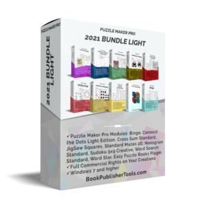 Puzzle Maker Pro - 2021 Bundle Light software box