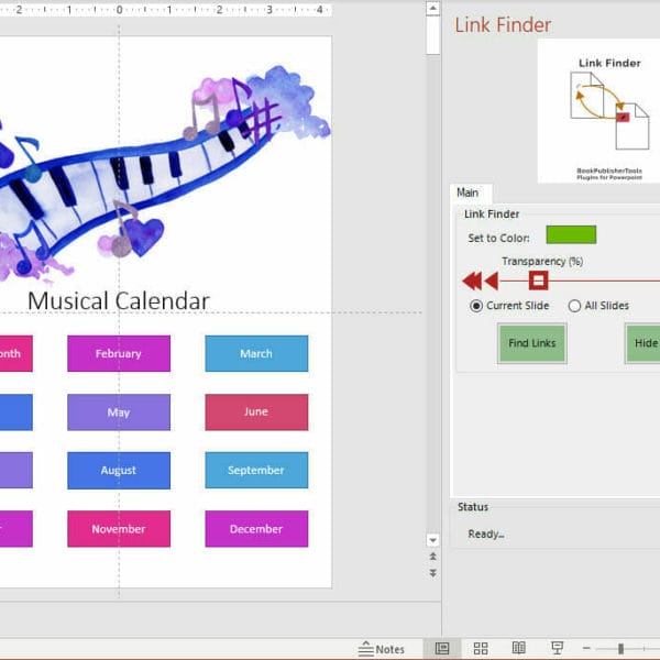 Link Finder Set Up Colors for links screenshot