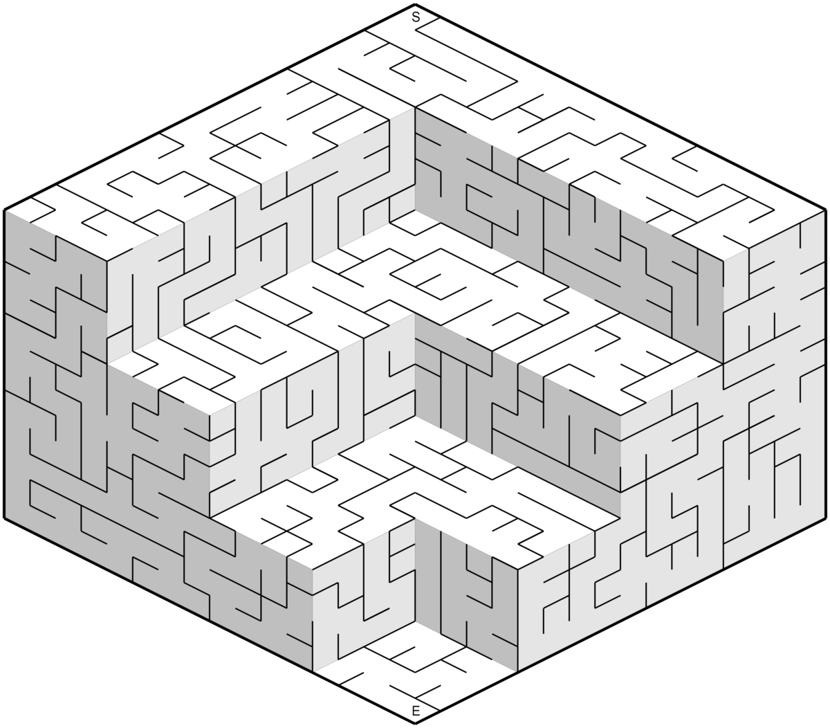 Mazes 3D Isometric Colosseum Example