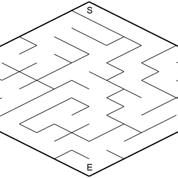 Mazes 3D Isometric Flat Example