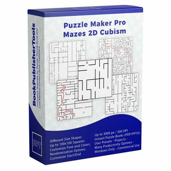 Puzzle Maker Pro - Mazes 2D Cubism