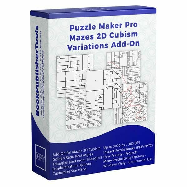 Puzzle Maker Pro - Mazes 2D Cubism Variations