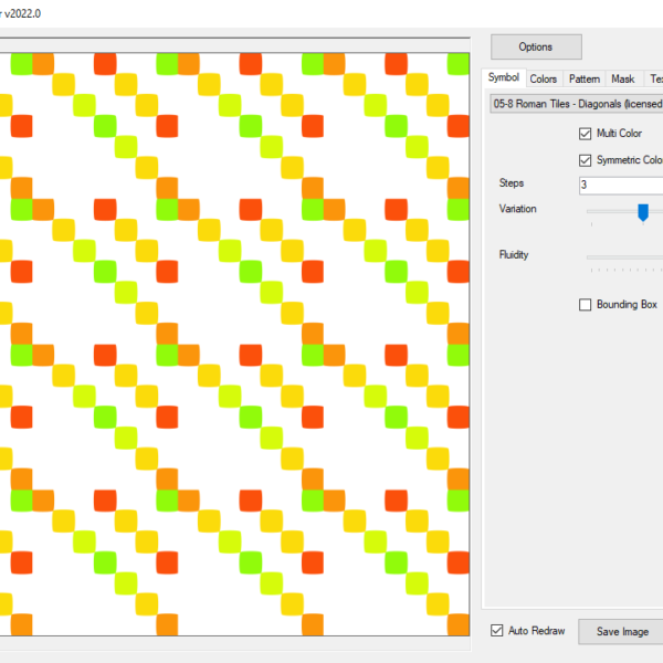 POD Graphics Maker Roman Mosaics 8 Diagonals