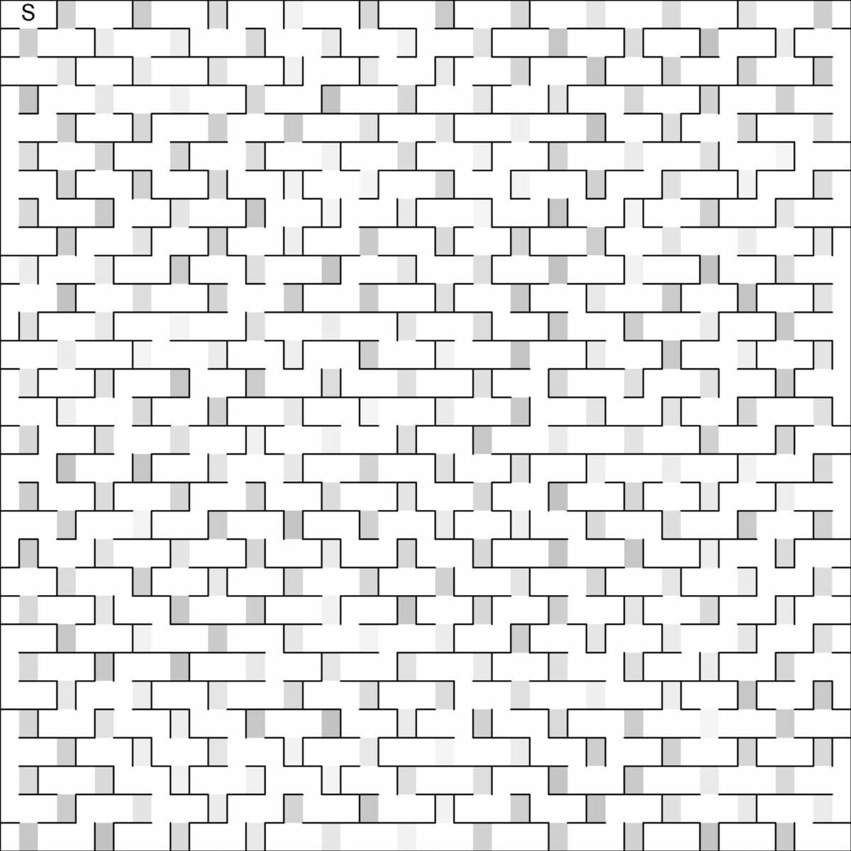 Mazes 2D Bricks Example Colorization 1