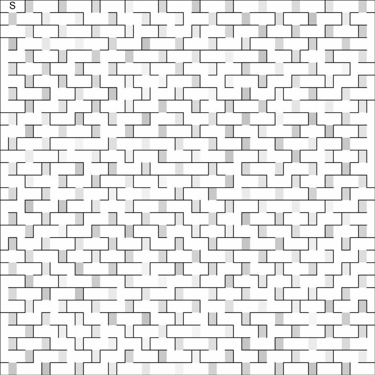 Mazes 2D Bricks Example Colorization 1