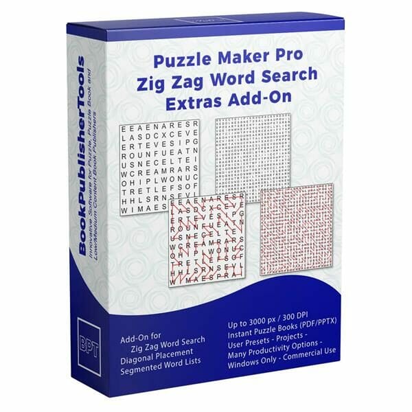 Zig Zag Word Search Extras Add-On Box