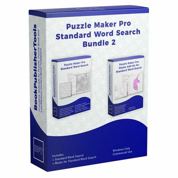 Standard Word Search Bundle 2 Software Box Mockup