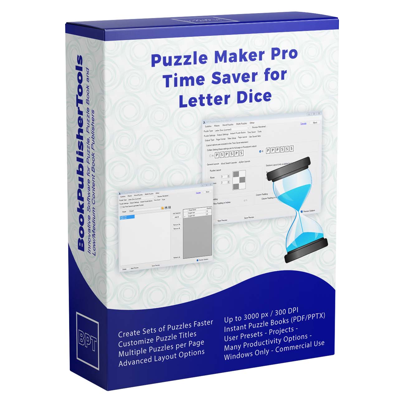 Puzzle Maker Pro Time Saver for Letter Dice BookPublisherTools