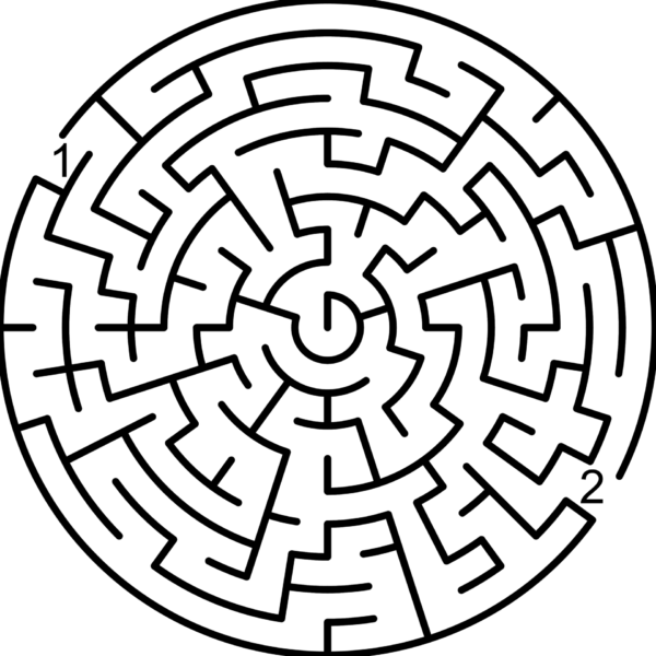 Geometric Mazes - Circle Puzzle