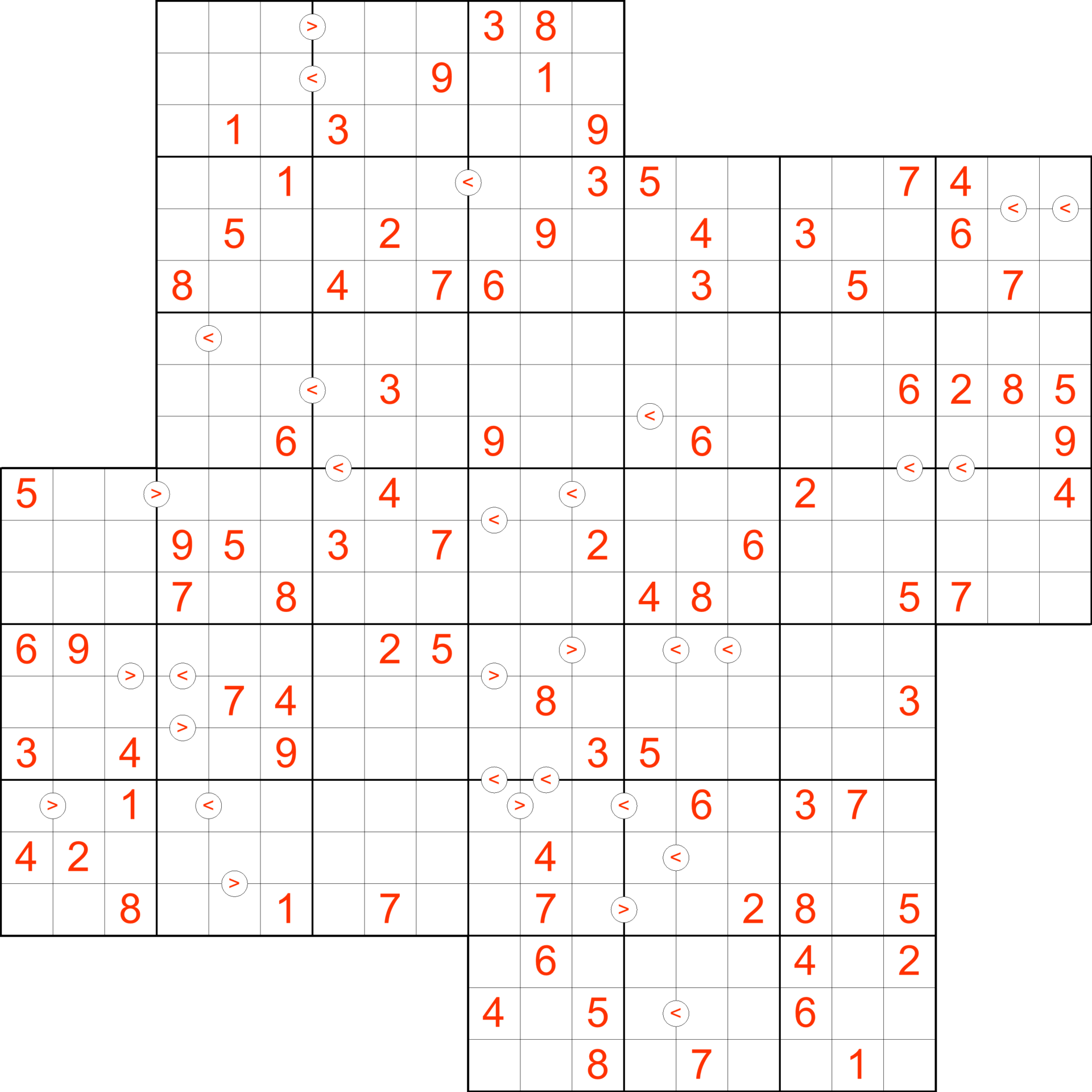 Sudoku Weekly - Free Online Printable Sudoku Games! 16x16 hard Puzzle