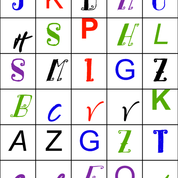 letterbox Puzzle More Colors