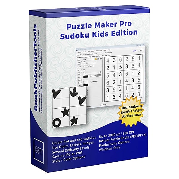 Puzzle Maker Pro - Sudoku Kids Edition