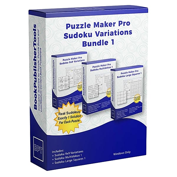 Puzzle Maker Pro - Sudoku Variations Bundle 1