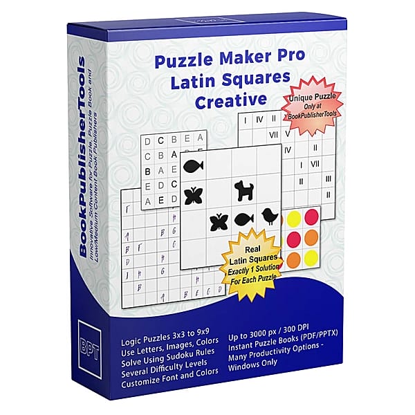 Puzzle Maker Pro - Latin Squares Creative