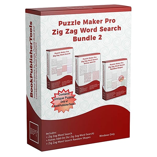 Puzzle Maker Pro - Zig Zag Word Search - Bundle 2