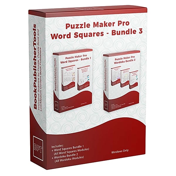 Puzzle Maker Pro - Word Squares Bundle 3