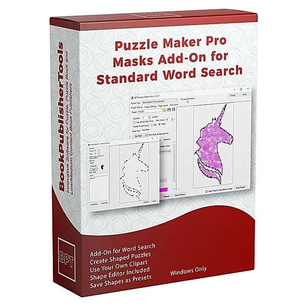 Puzzle Maker Pro - Masks Add On for Standard Word Search